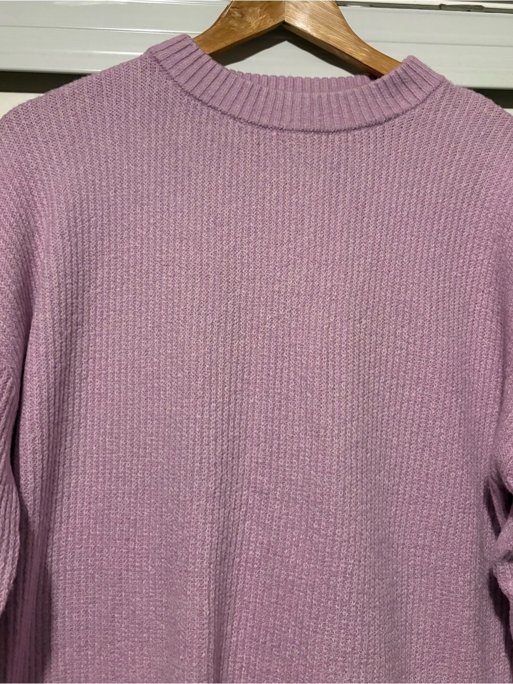 Old Navy Lilac Ribbed Crewneck Sweater - Picture 2 of 5
